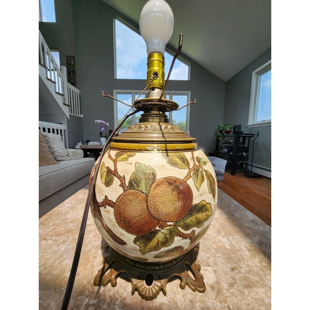 Vintage Lamp From Gilman Collamore & Co, Neutral Colors, 15 Inches Tall